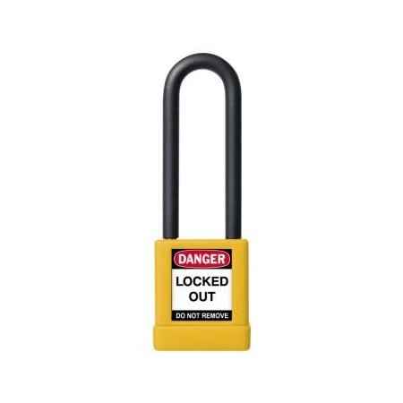 Accuform BRASS BODY PADLOCKS BODY HEIGHT 1 KDL442YL KDL442YL